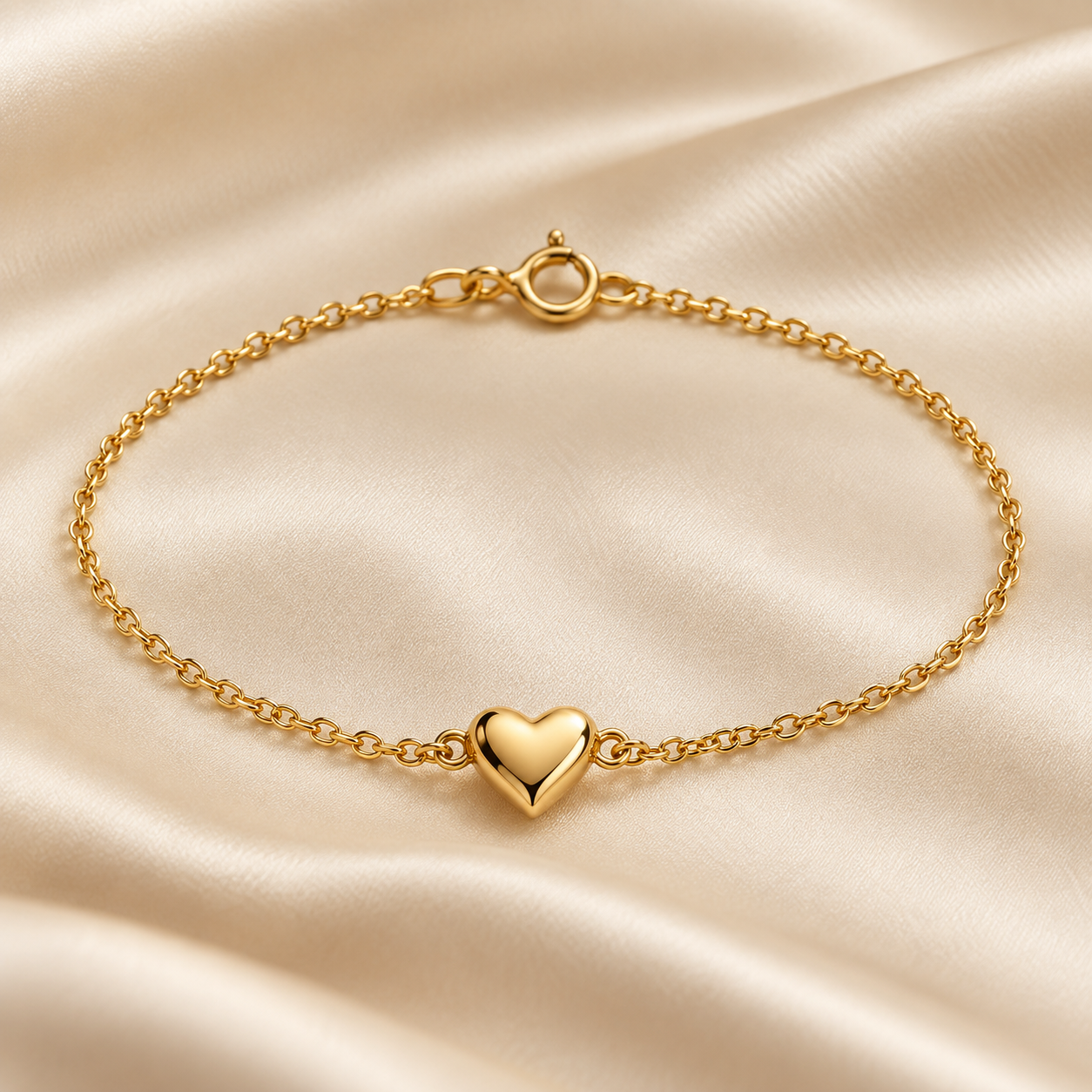 Heart Charm Bracelet