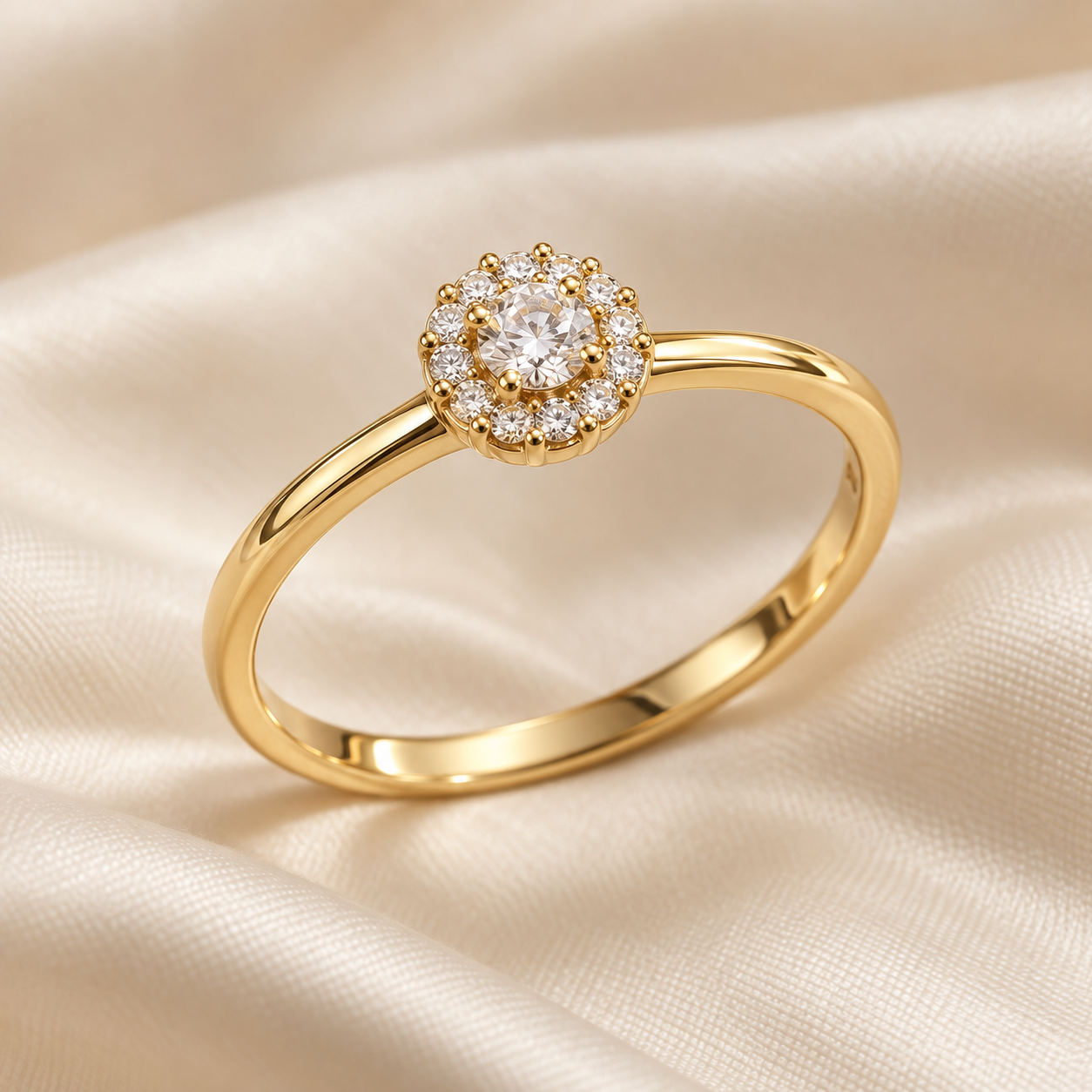 Halo Crown Ring