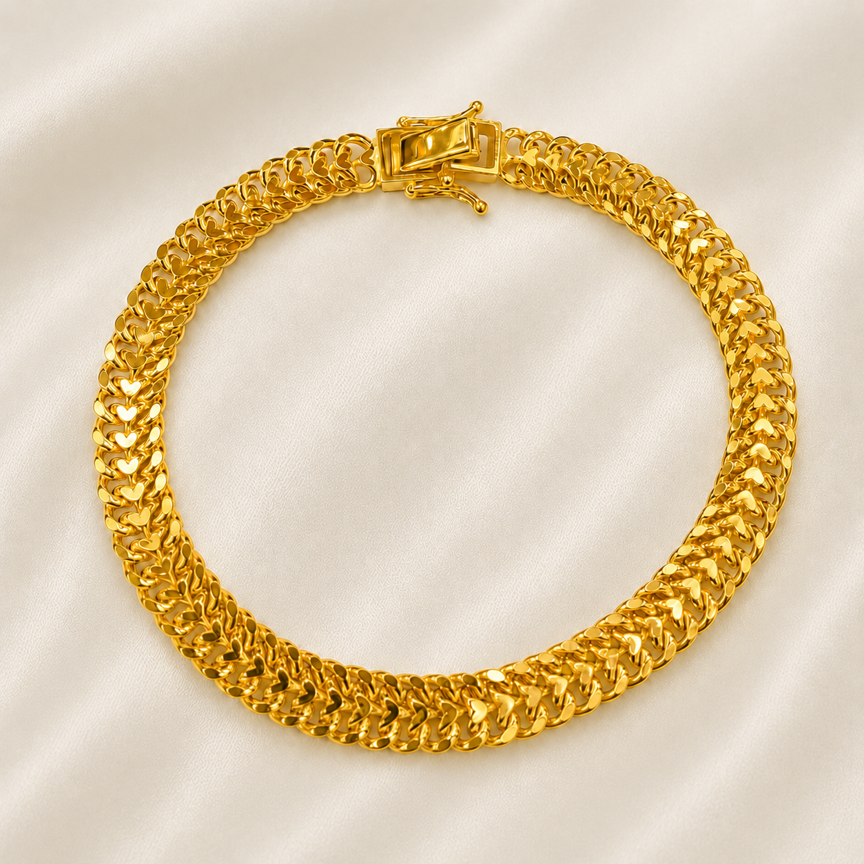 Gold bracelets