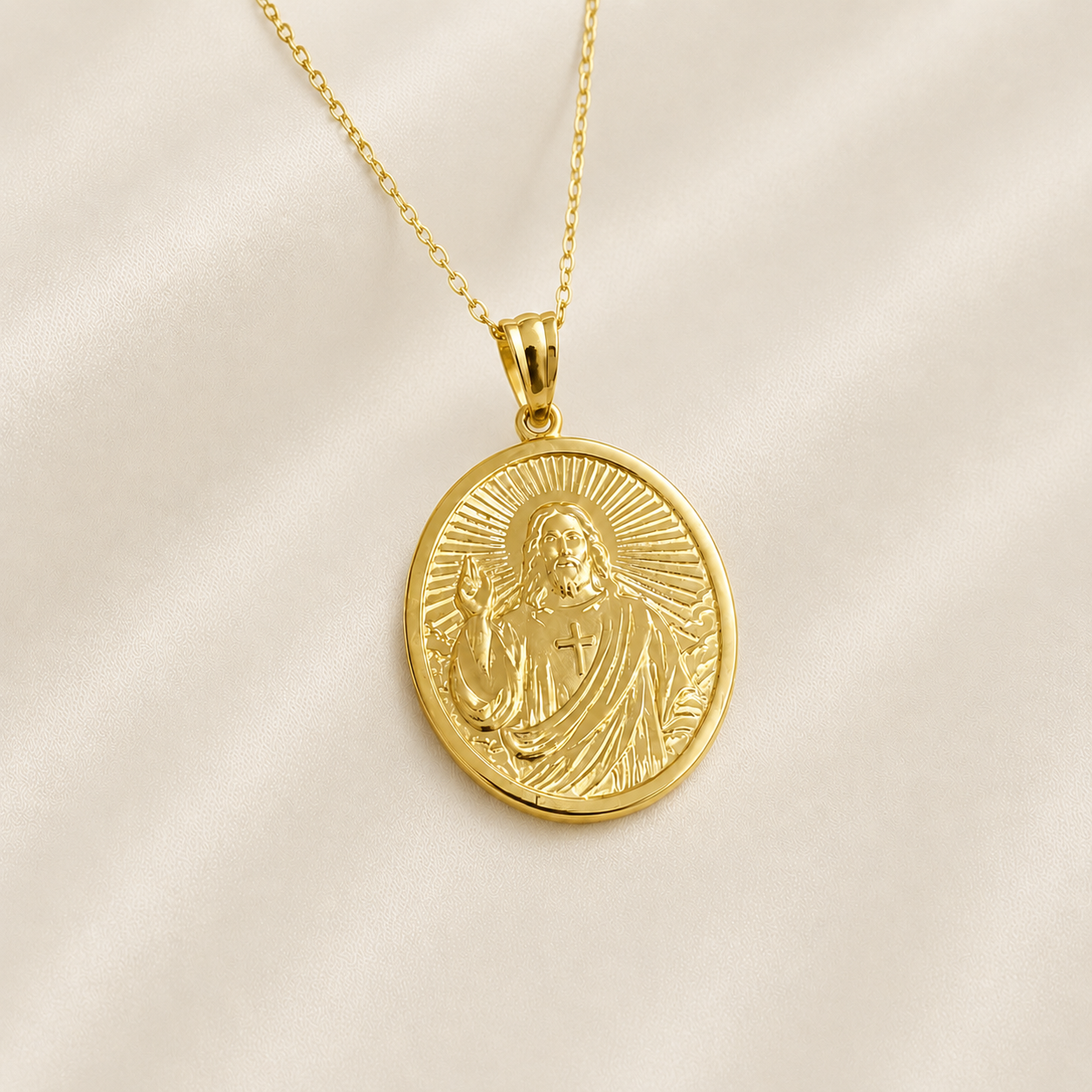 Gold necklaces